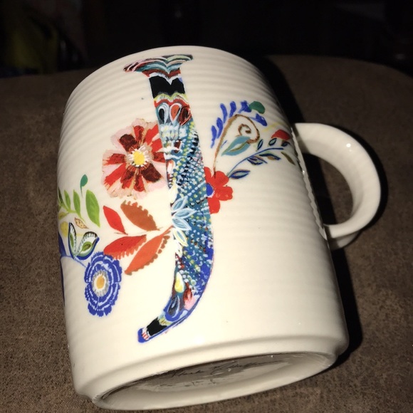 Anthropologie Starla M. Halfmann Petal Pallette, Monogram Mug-choose 1@ checkout - Picture 9 of 15